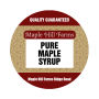 Maple Syrup Circle Labels
